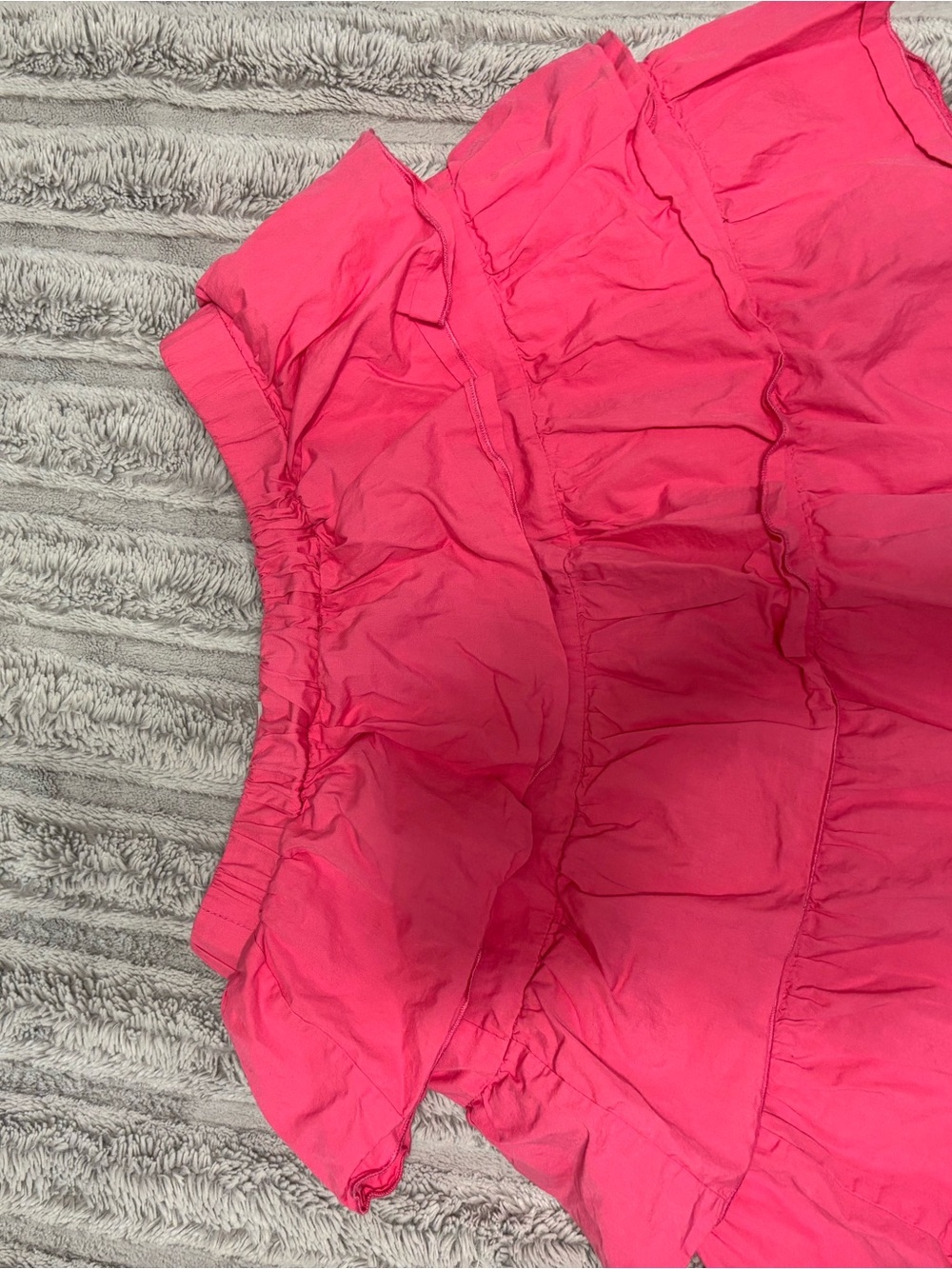 Women’s Ruffle shirt - Hot Pink